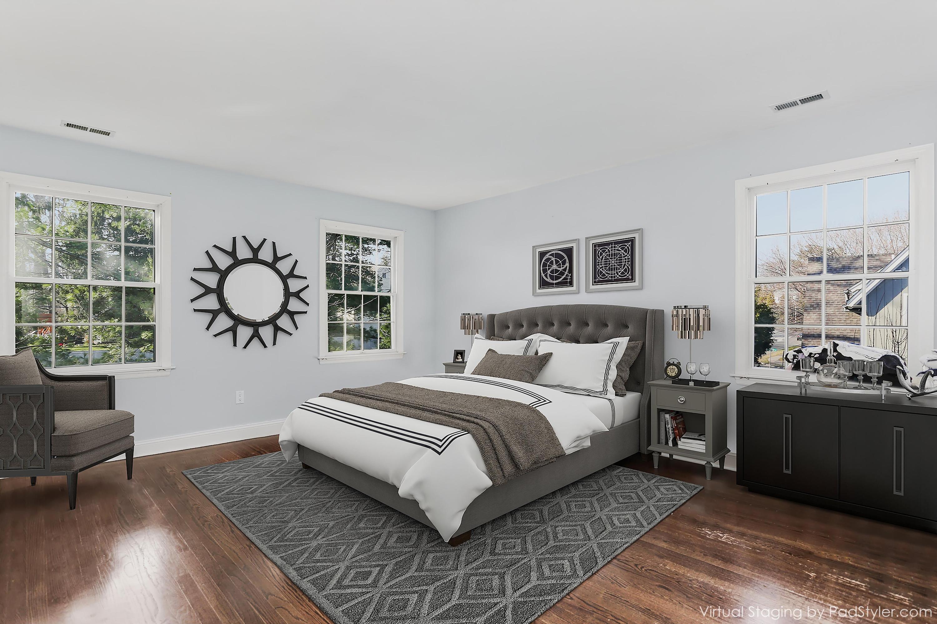 2 Old Field Road Norwalk, CT 06853 - Photo 12 of 23 a bedroom with a large bed and a window