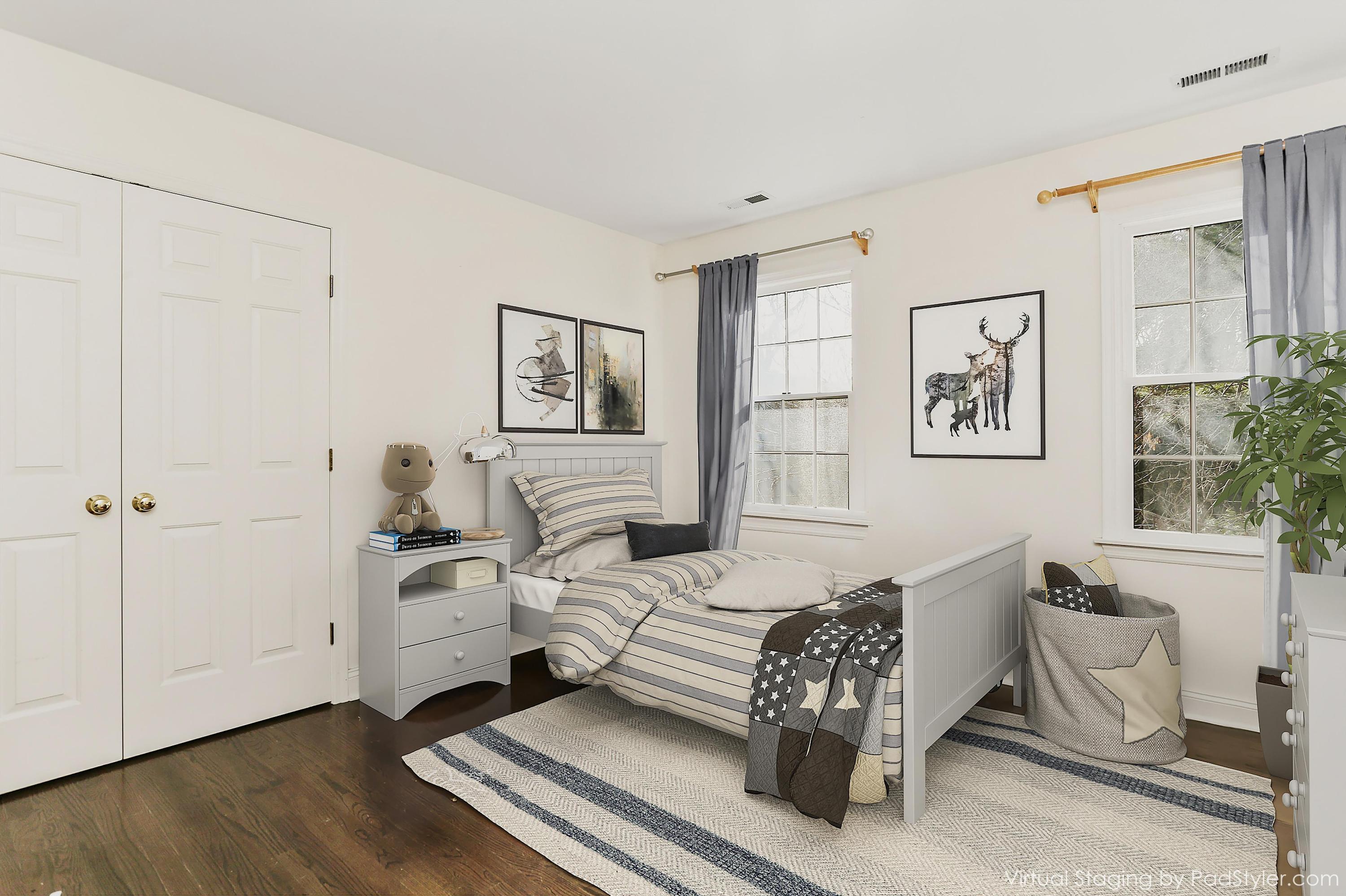 2 Old Field Road Norwalk, CT 06853 - Photo 14 of 23 a bedroom with furniture and wooden floor