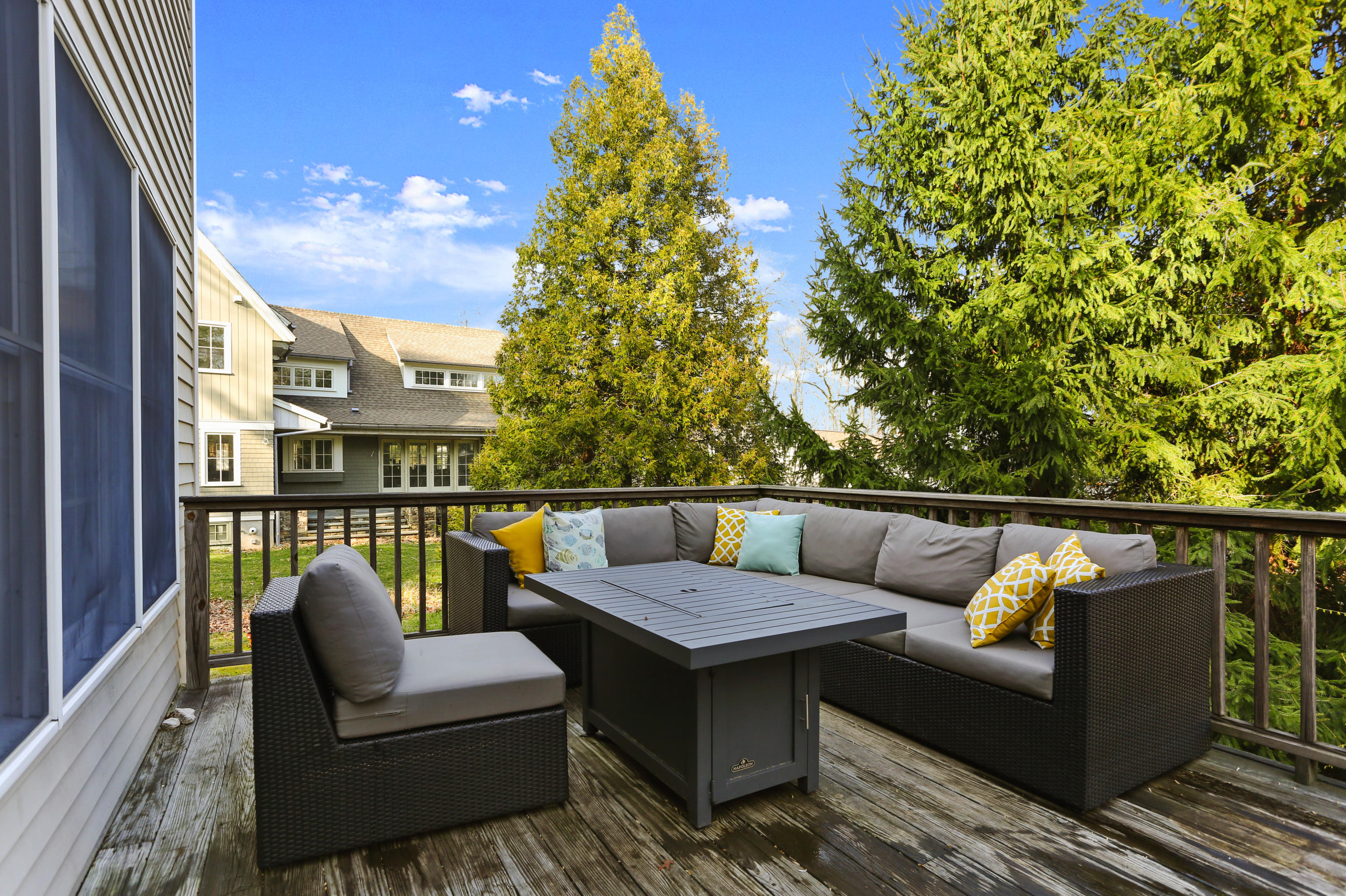 2 Old Field Road Norwalk, CT 06853 - Photo 18 of 23 a balcony with wooden floor and furniture