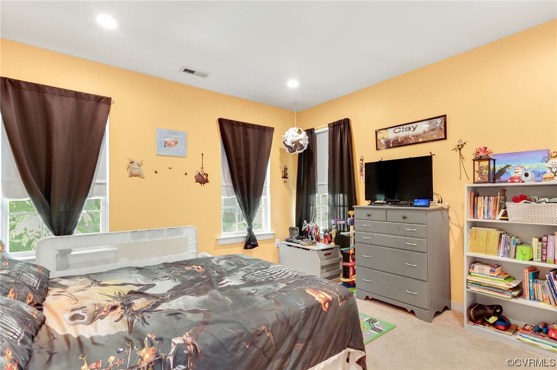 353 Nottoway Lane King William, VA 23086 - Photo 25 of 33 a bedroom with a bed and flat screen tv