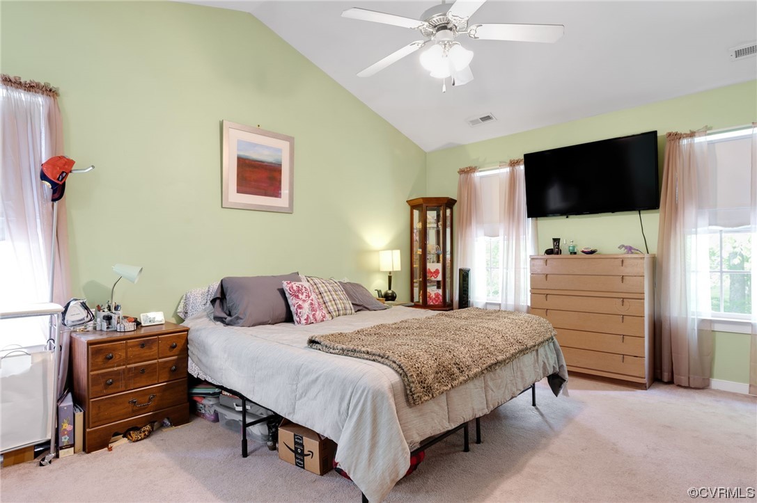 353 Nottoway Lane King William, VA 23086 - Photo 8 of 33 a bedroom with a bed and a flat screen tv