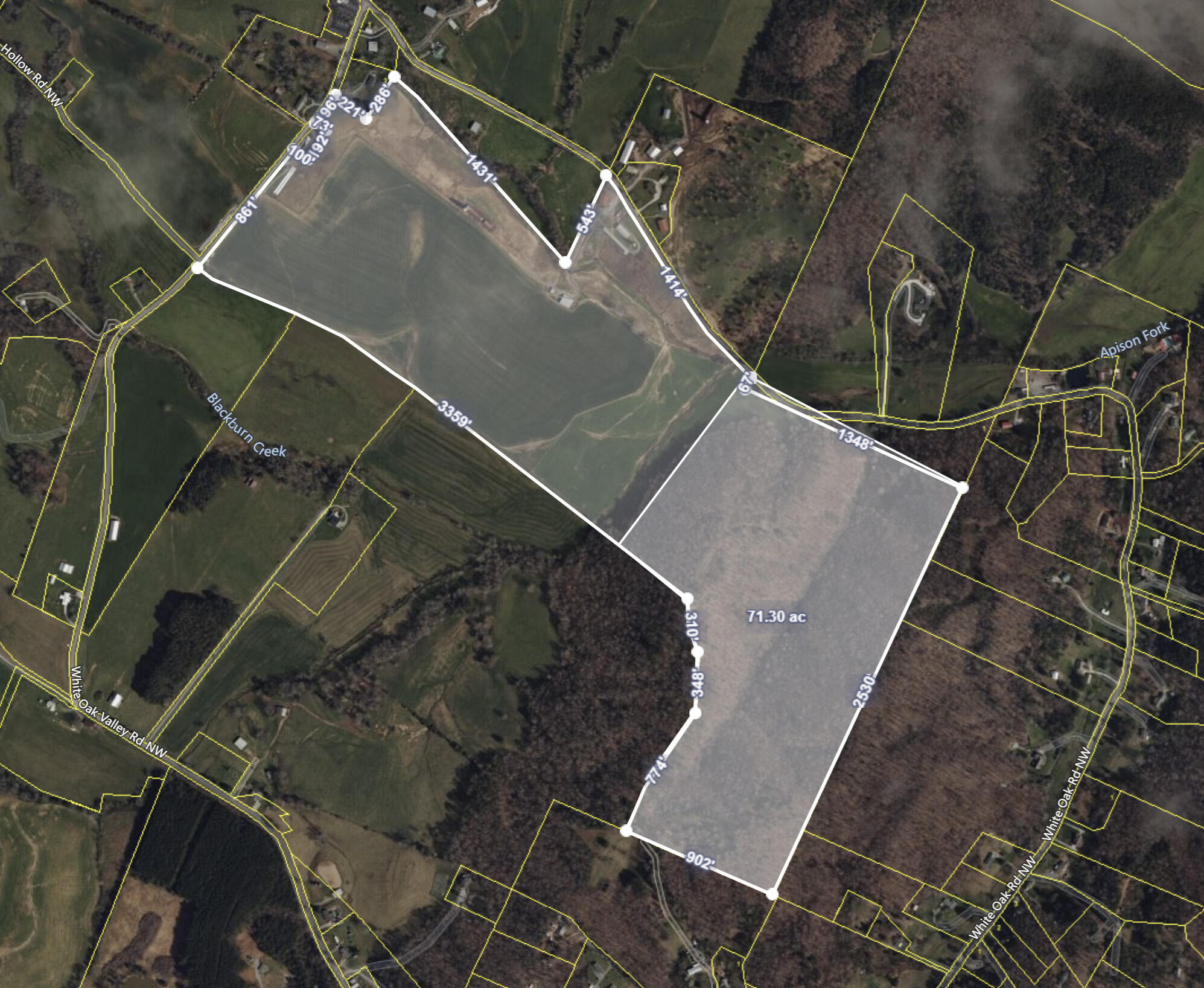 1636 White Oak Road Northwest Cleveland, TN 37312 - Photo 2 of 50 1-Tax Map