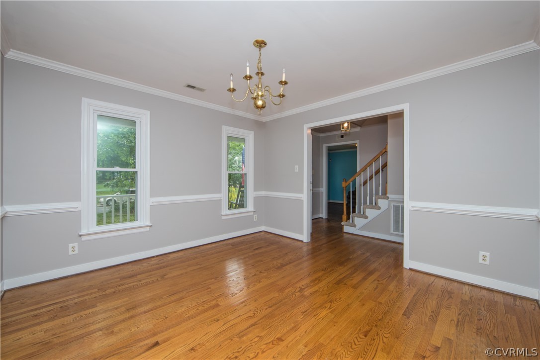 5001 Cedar Cliff Road Chester, VA 23831 - Photo 3 of 29 The formal dining room is one of the freshly paint