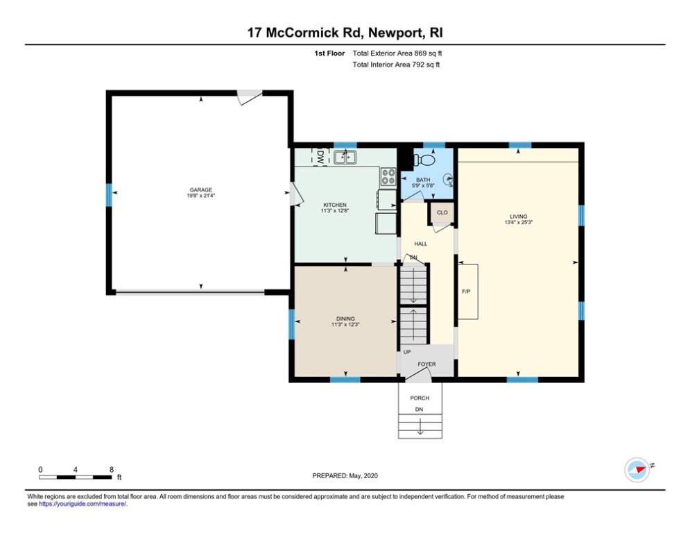 17 McCormick Road Newport, RI 02840 - Photo 29 of 30 First Floor Plan