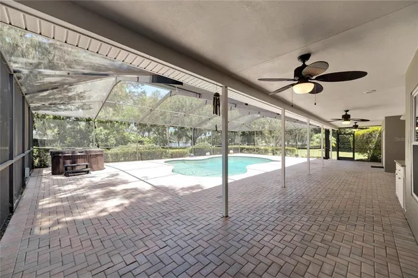 a view of a porch