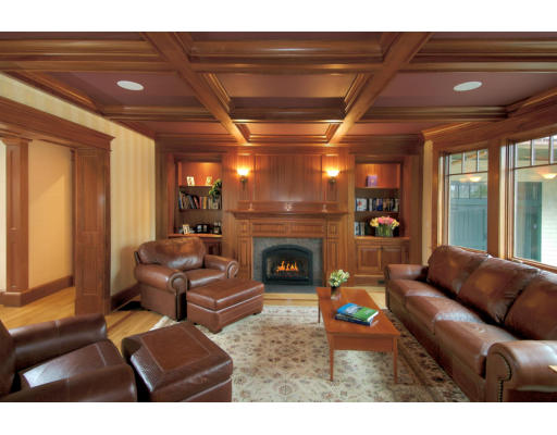 4 Robin Road Weston, MA 02493 - Photo 7 of 10 a living room with furniture and a fireplace