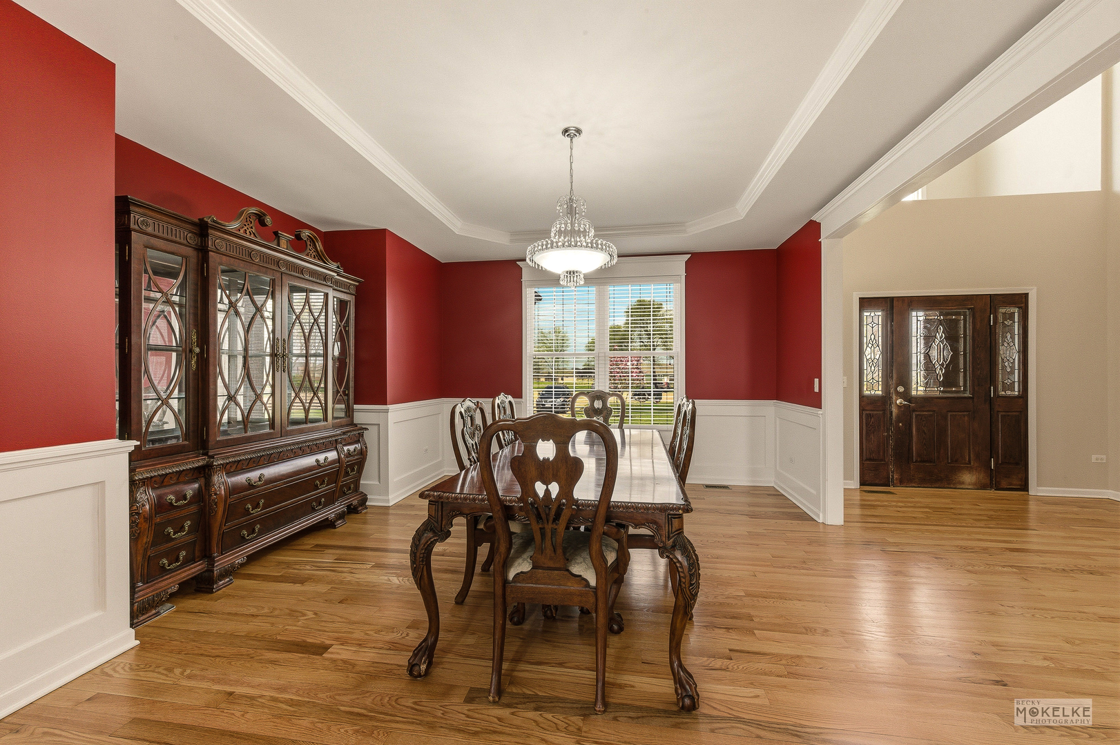 2953 4459th Road Newark, IL 60541 - Photo 16 of 39 a view of a dining room with furniture window and wooden floor