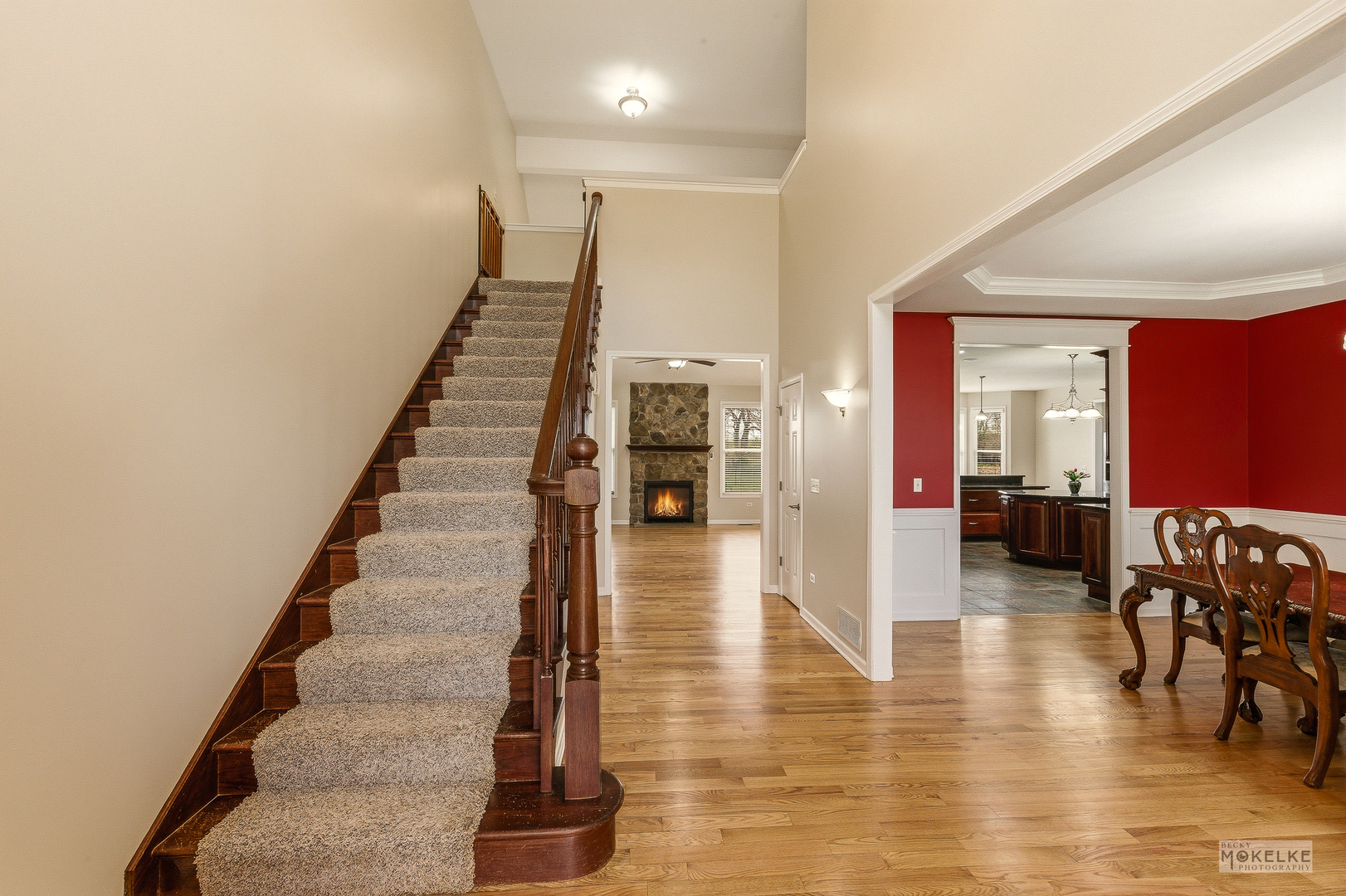 2953 4459th Road Newark, IL 60541 - Photo 8 of 39 a view of entryway and hall with wooden floor