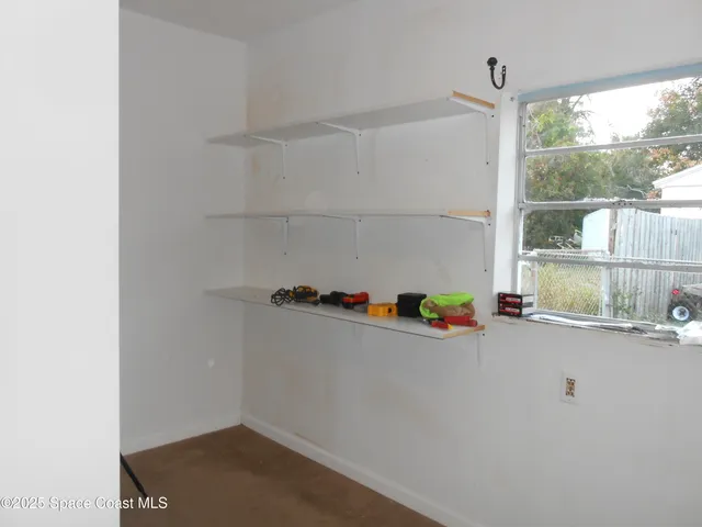 a view of a small space