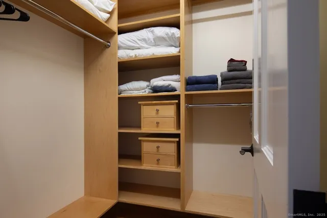 a room with storage and utility