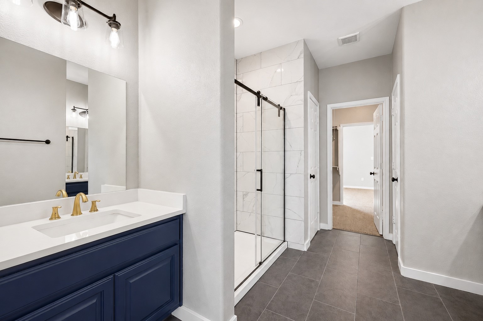 7324 Moon Rock Road Austin, TX 78739 - Photo 15 of 30 a bathroom with a sink and a mirror