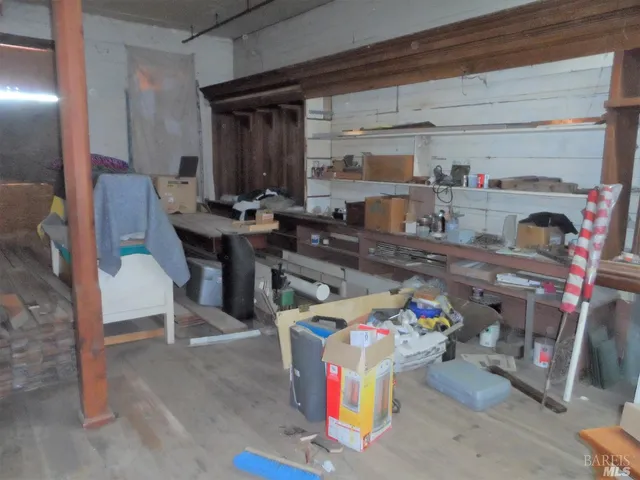 a view of storage and utility room