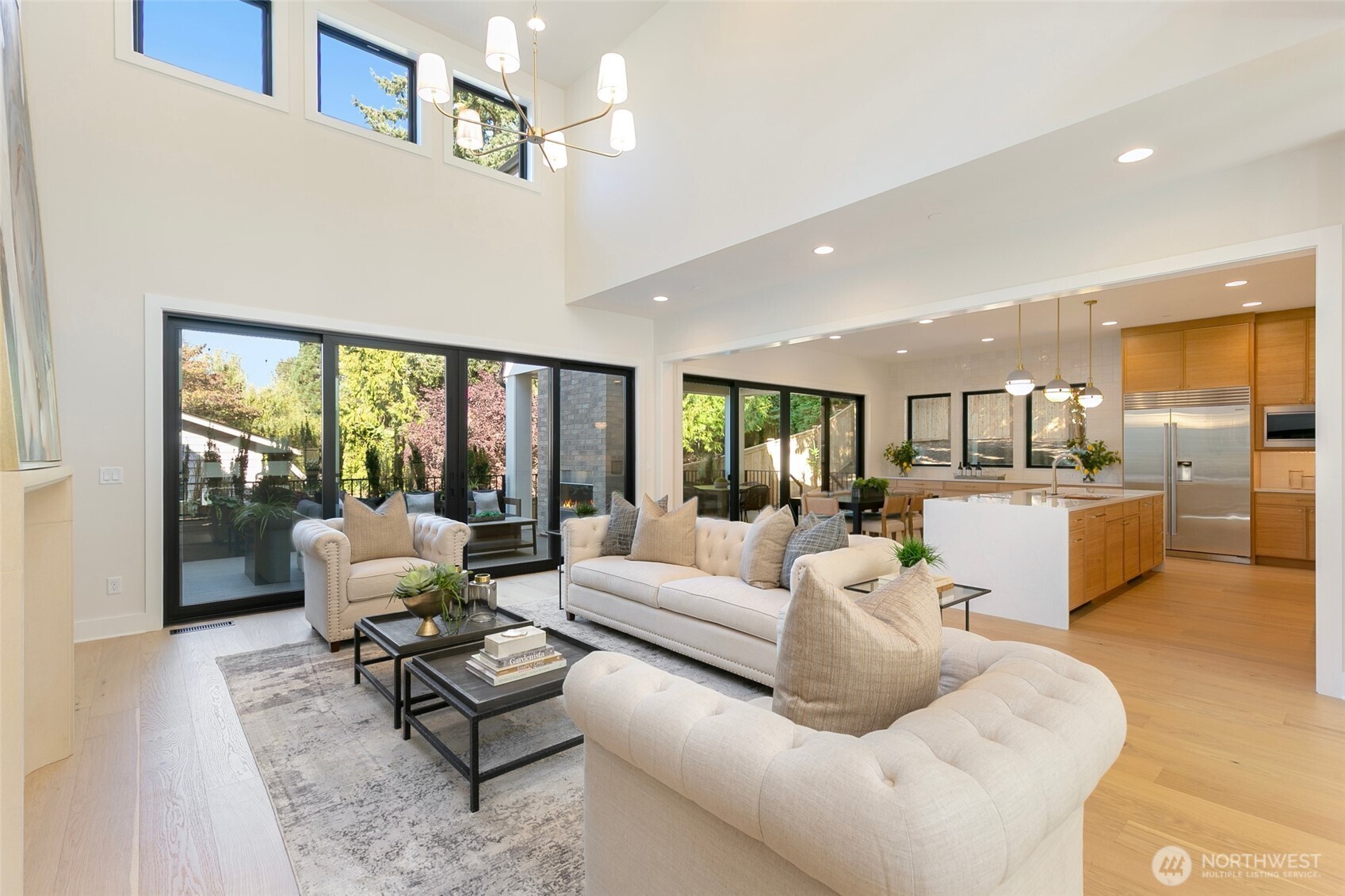 308 124th Place Northeast Bellevue, WA 98005 - Photo 4 of 39 a living room with furniture and a large window