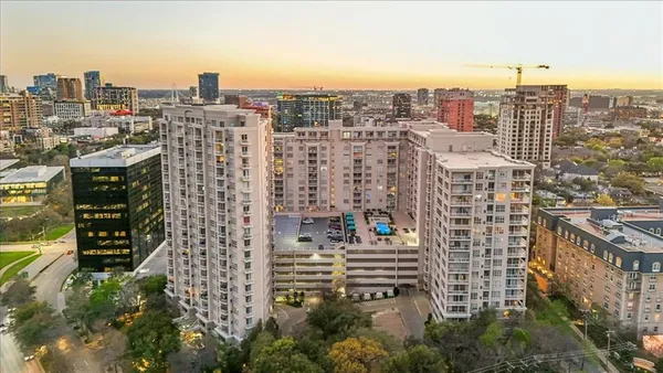 a view of a city with buildings