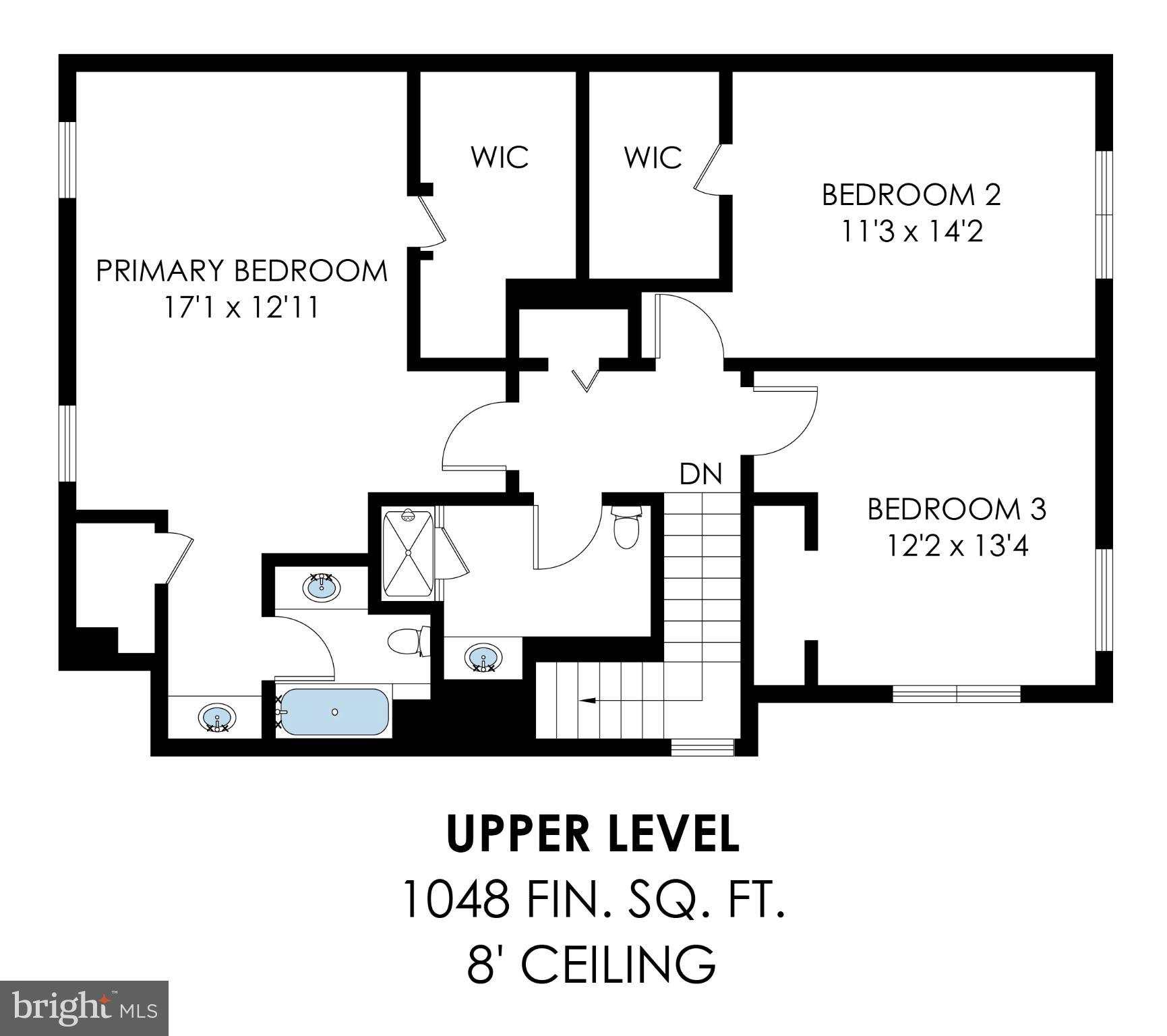 1008 Moore Place Southwest Vienna, VA 22180 - Photo 54 of 55 Spacious upper level layout with three bedrooms.