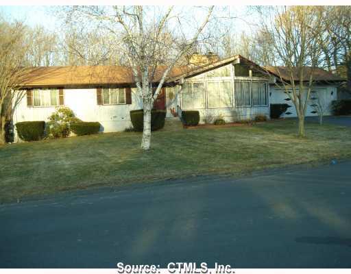 183 Sims Road Bristol, CT 06010 - Photo 1 of 1 Exterior Front. beautiful contemp.ranch on cul-de-sac