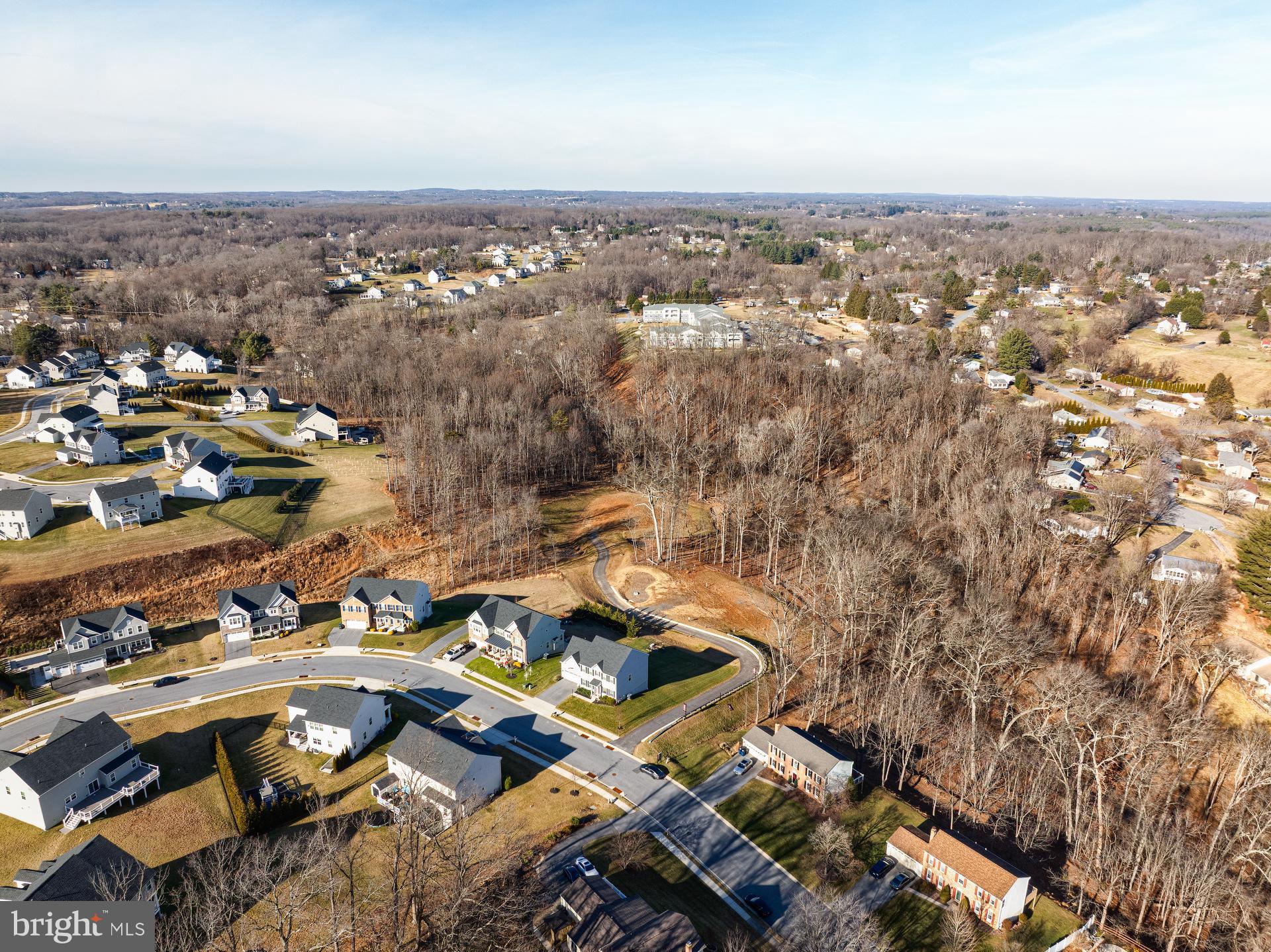 6142 Snowdens Run Road, Unit SAVANNAH Eldersburg, MD 21784 - Photo 19 of 19 an aerial view of a city with lots of residential buildings