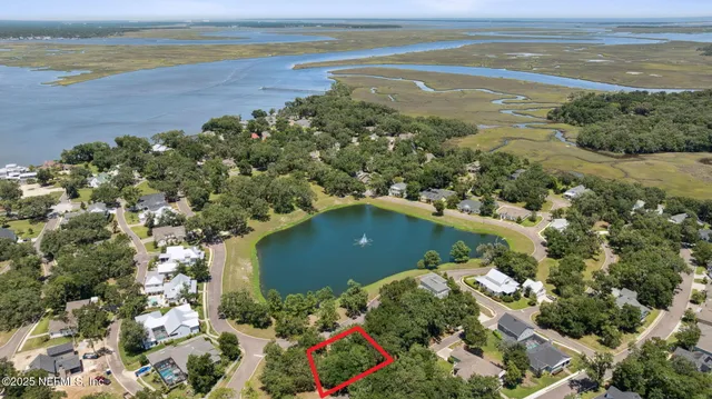 a view of an outdoor space and a lake view