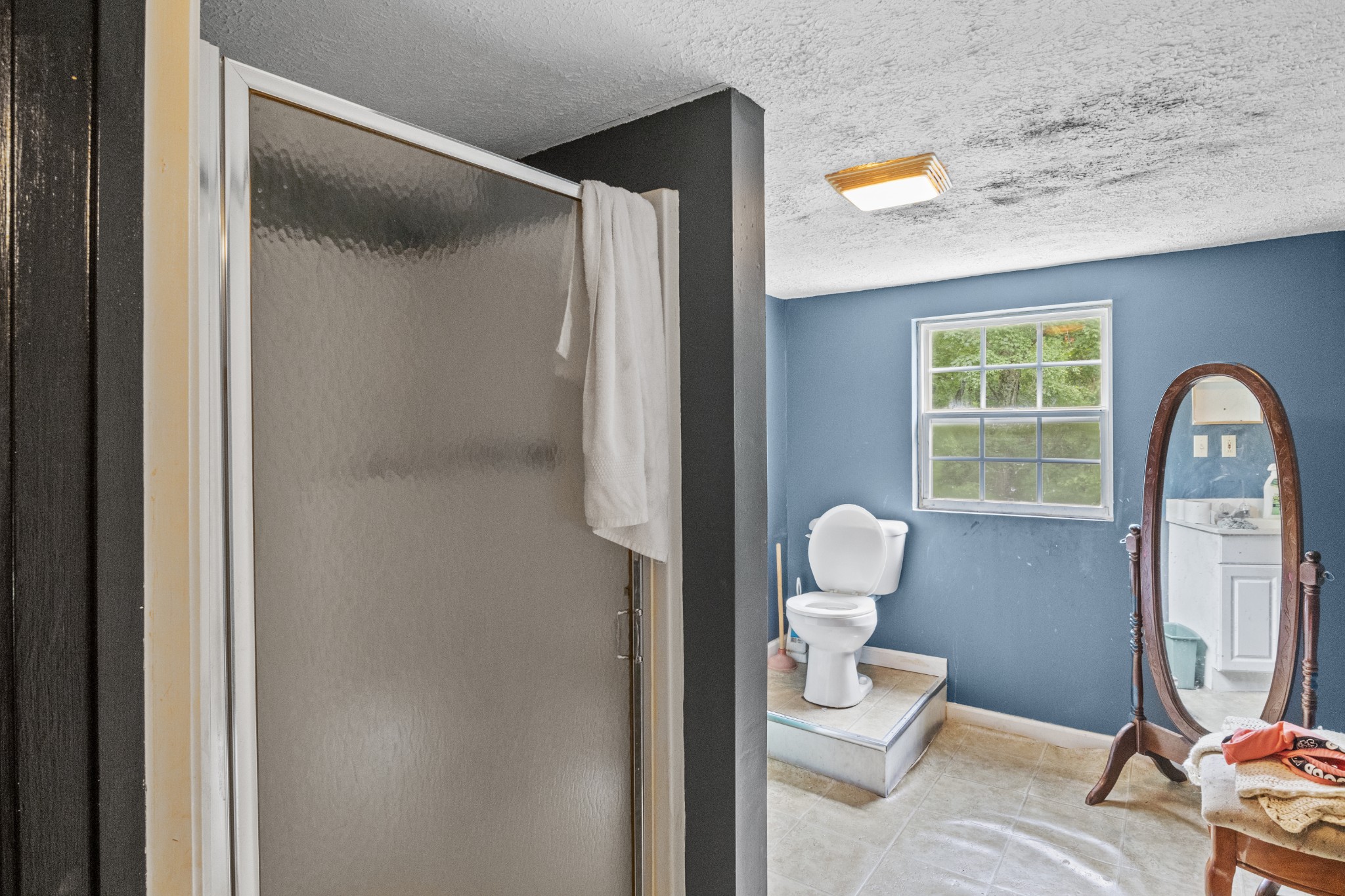 1095 Porter Road Burns, TN 37029 - Photo 12 of 34 a bathroom with a toilet sink and mirror
