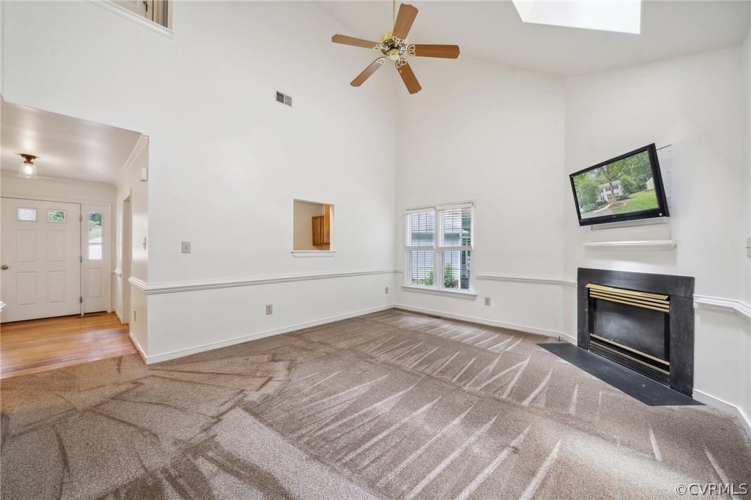 1725 Abbot's Mill Way Midlothian, VA 23114 - Photo 12 of 30 a view of empty room with window and fireplace