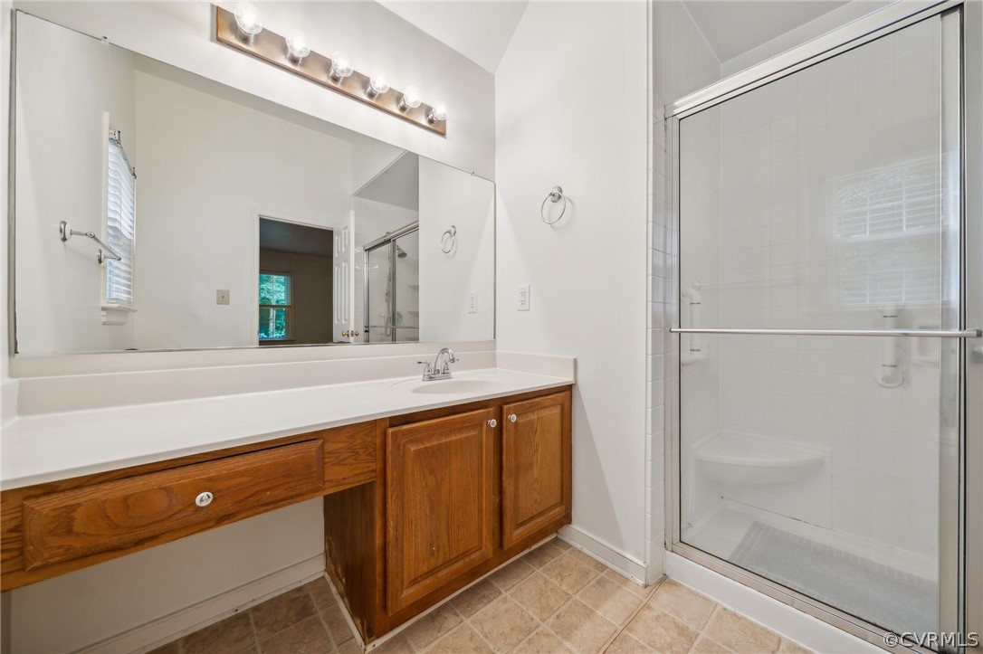 1725 Abbot's Mill Way Midlothian, VA 23114 - Photo 18 of 30 a spacious bathroom with a shower and a sink