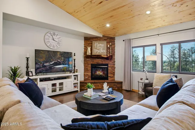 a view of a door with a bench