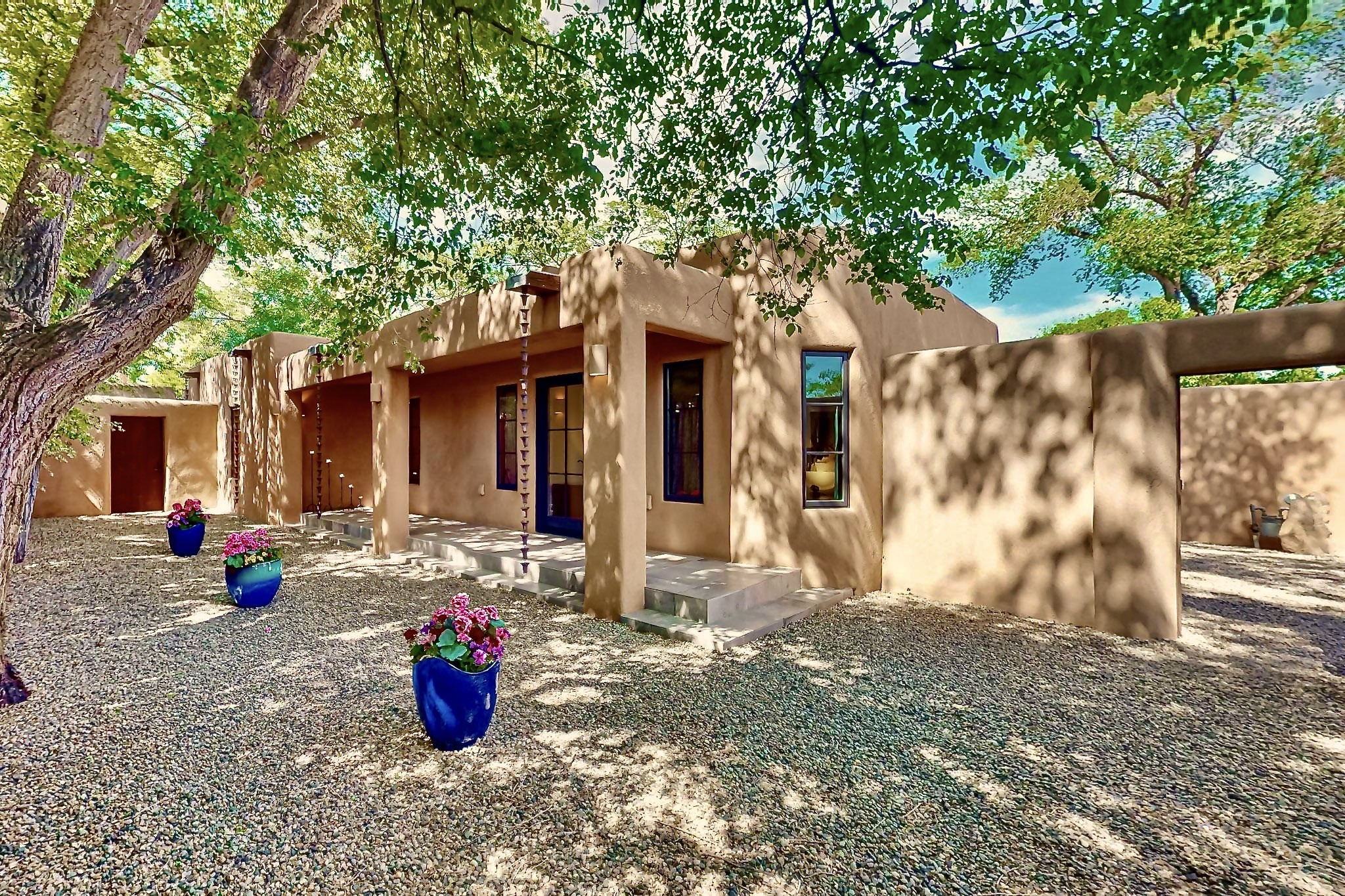 front courtyard entry
