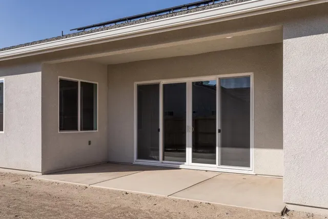 a view of an entrance of house