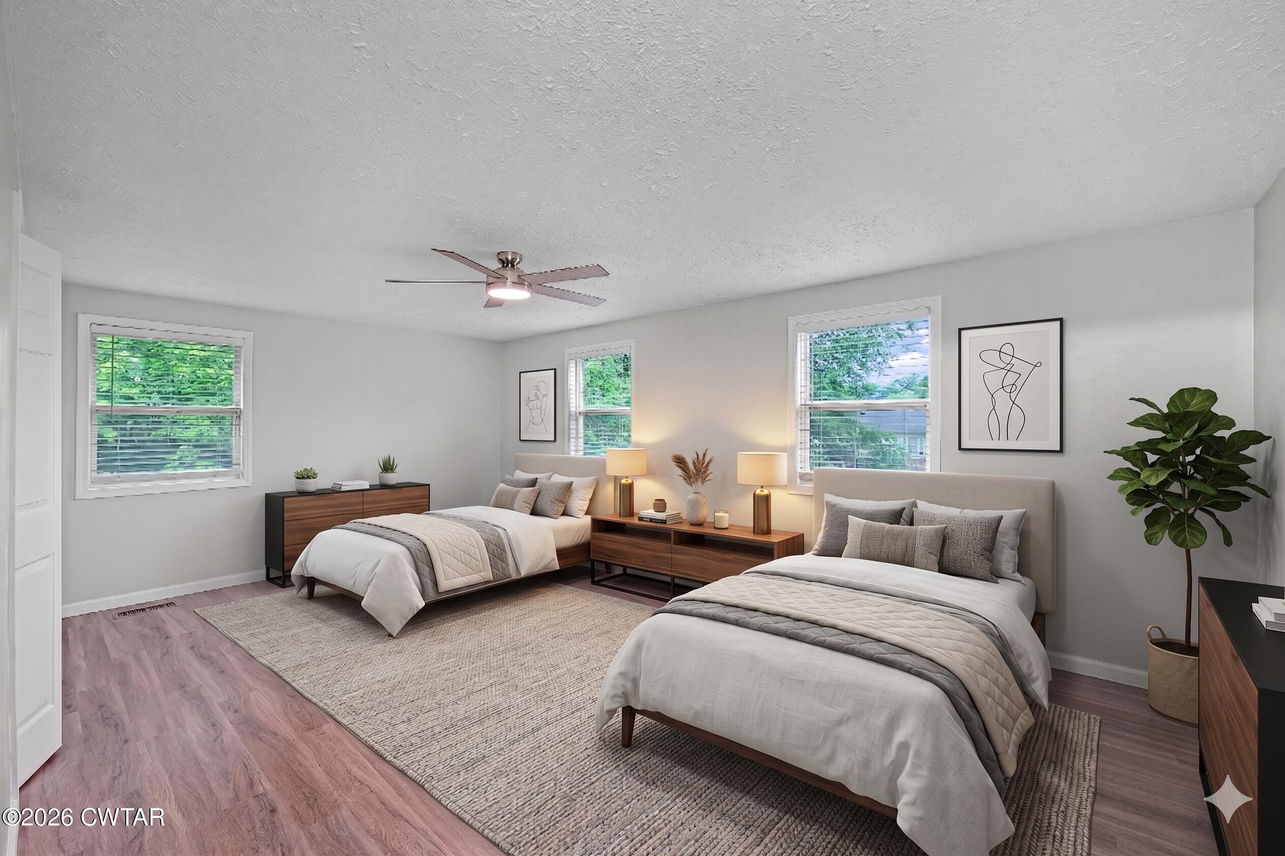 185 Henderson Road Jackson, TN 38305 - Photo 6 of 21 Virtually Staged Bedroom