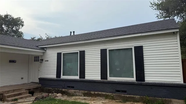 a view of a house with a window
