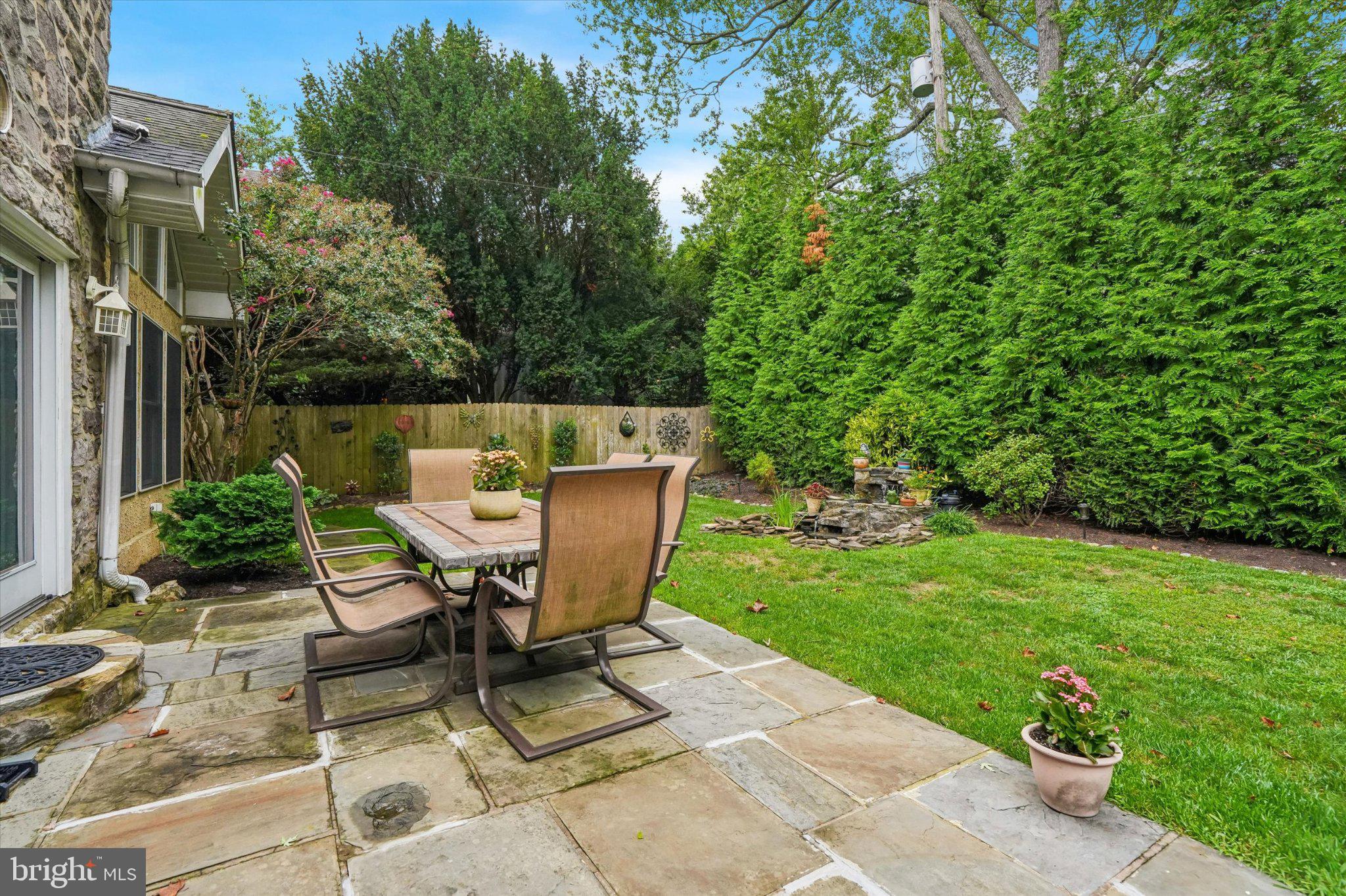 625 Foxcroft Road Elkins Park, PA 19027 - Photo 33 of 49 Slate Patio