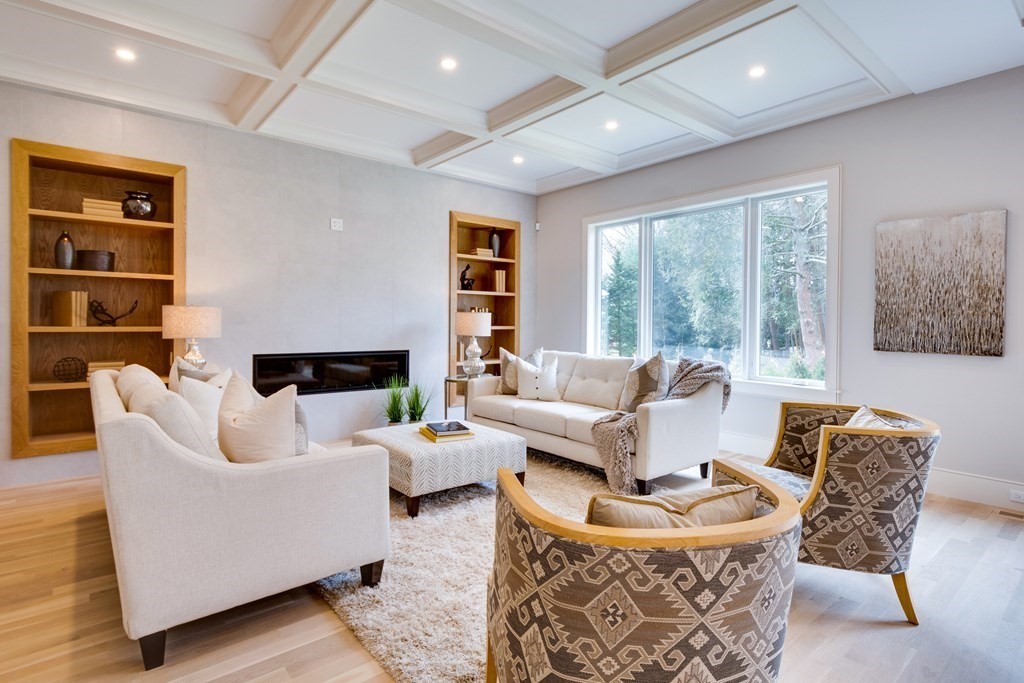 192 Evelyn Road Newton, MA 02468 - Photo 17 of 41 a living room with furniture and a large window