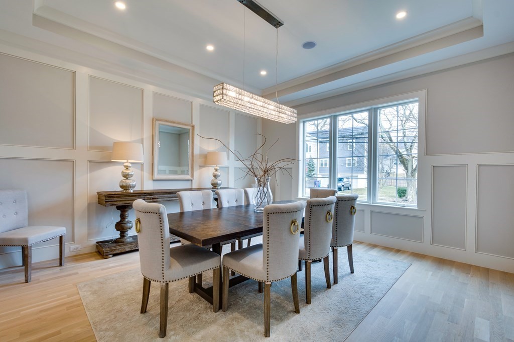 192 Evelyn Road Newton, MA 02468 - Photo 21 of 41 a view of a a dining room with furniture window and wooden floor