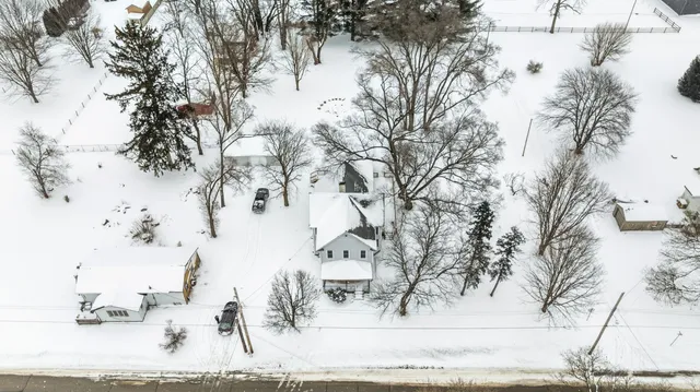 a view of outdoor space with a lake view