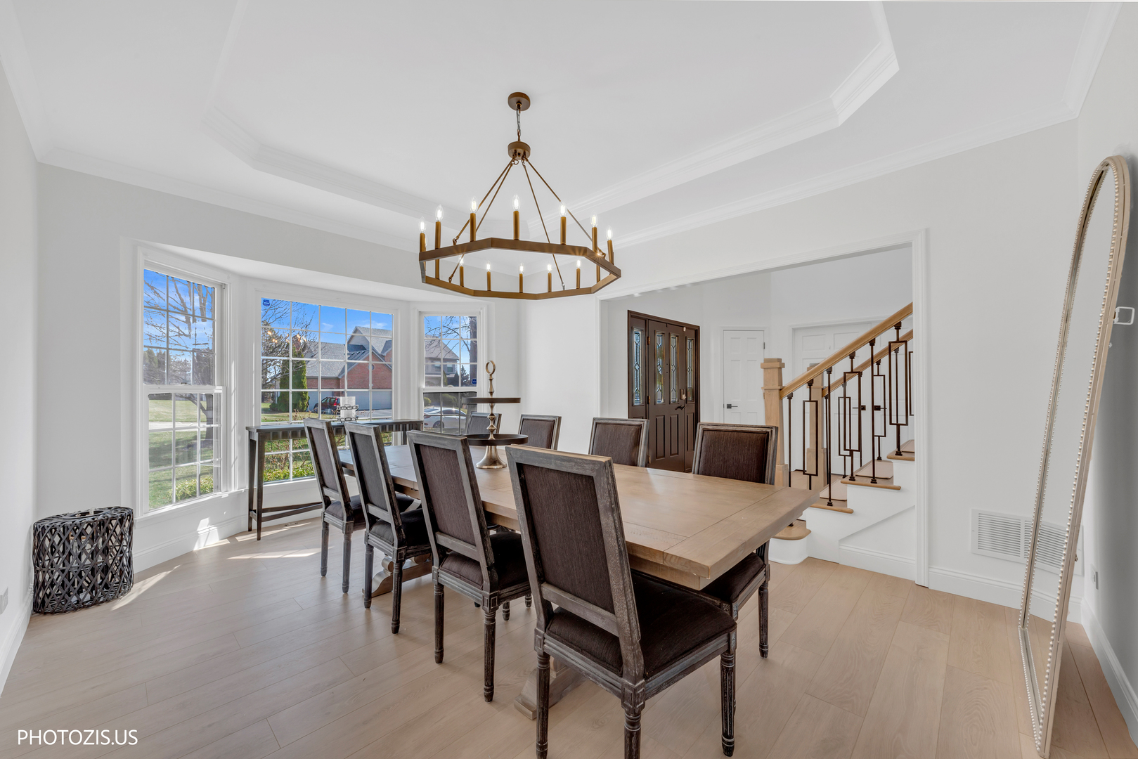 3517 Oakleaf Lane Crystal Lake, IL 60012 - Photo 8 of 76 a view of a dining room with furniture window and wooden floor