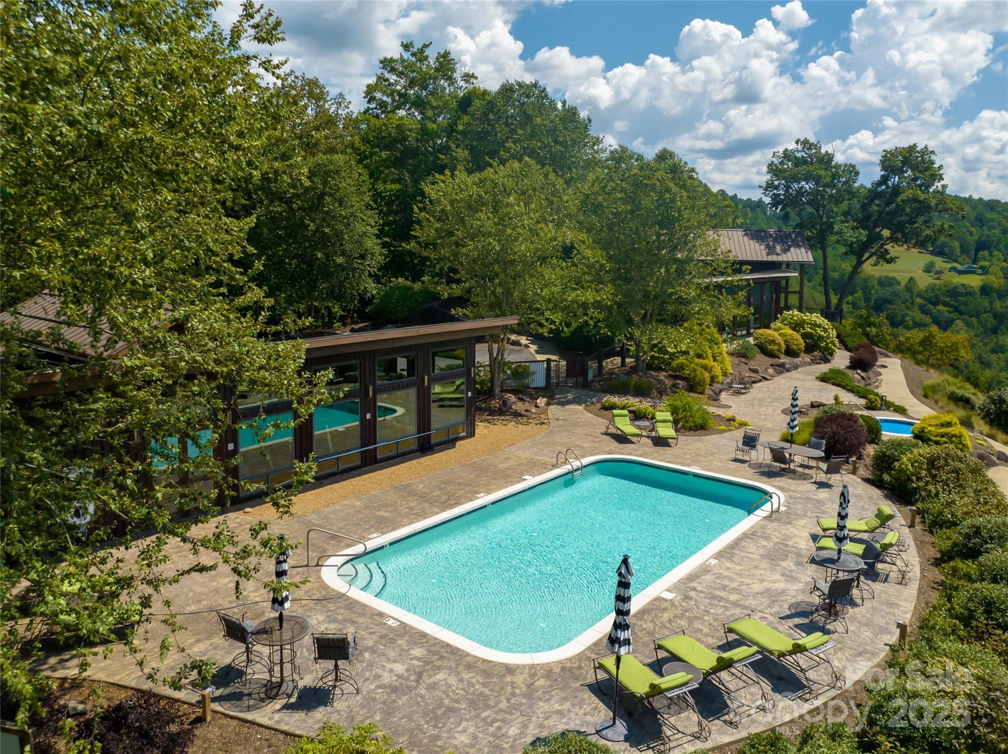 101 Red Maple Run, Unit 1 Marshall, NC 28753 - Photo 9 of 45 a view of a swimming pool with a yard