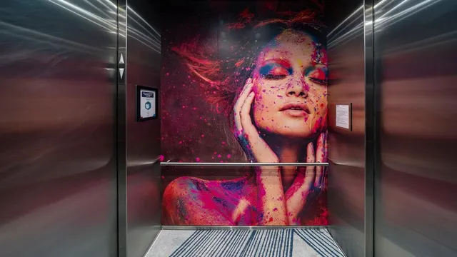 a kitchen with a refrigerator sink and microwave