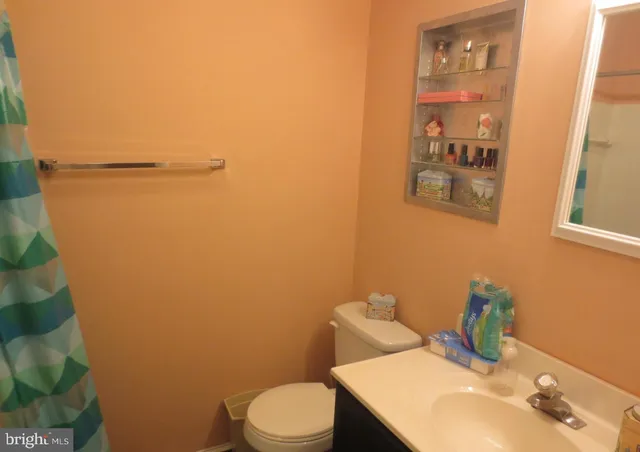 a white toilet sitting next to a bathroom sink