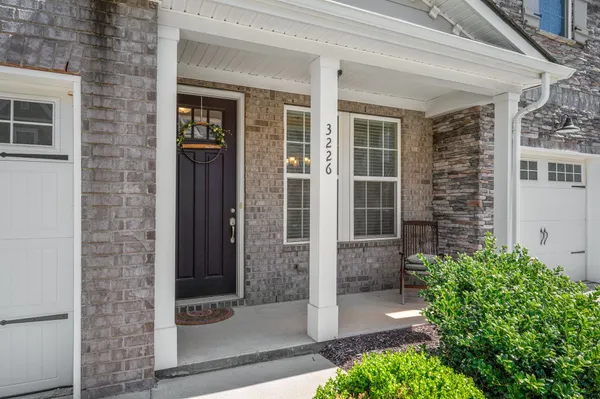 a view of a entryway of a house