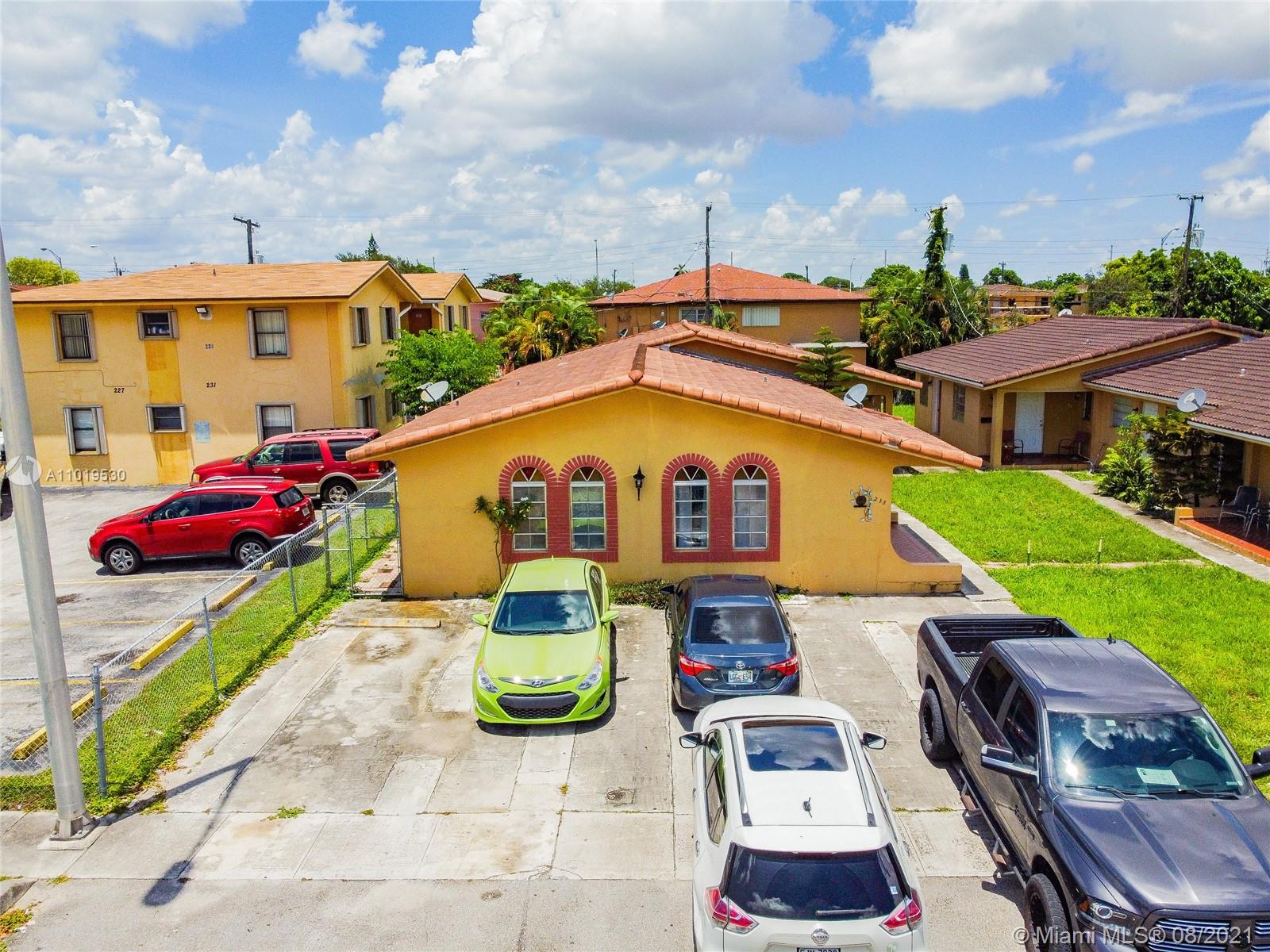 Hialeah Acres Hialeah, FL 33010 - Photo 41 of 45 an aerial view of a house with swimming pool and furniture