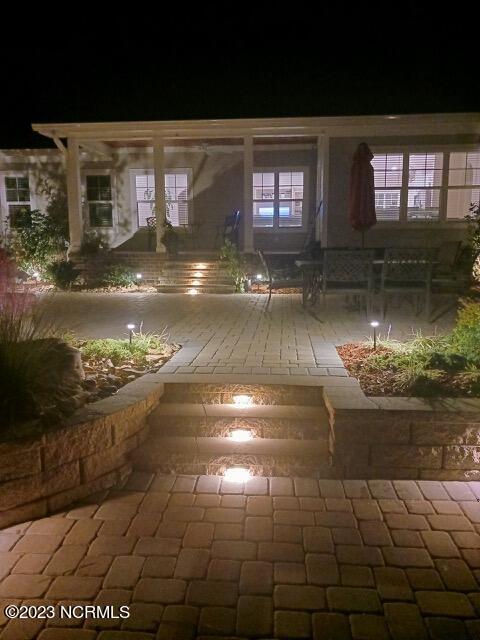 200 Lucas Road West End, NC 27376 - Photo 55 of 108 Patio at Night