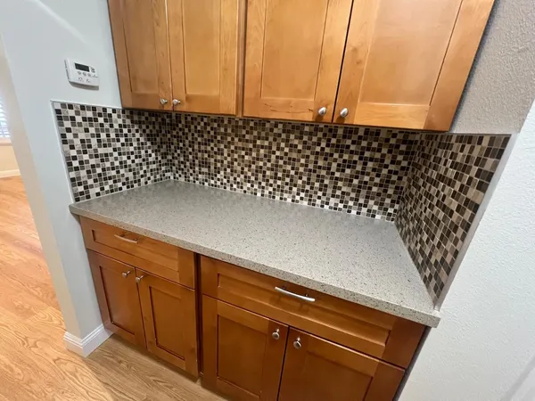 a close view of a sink