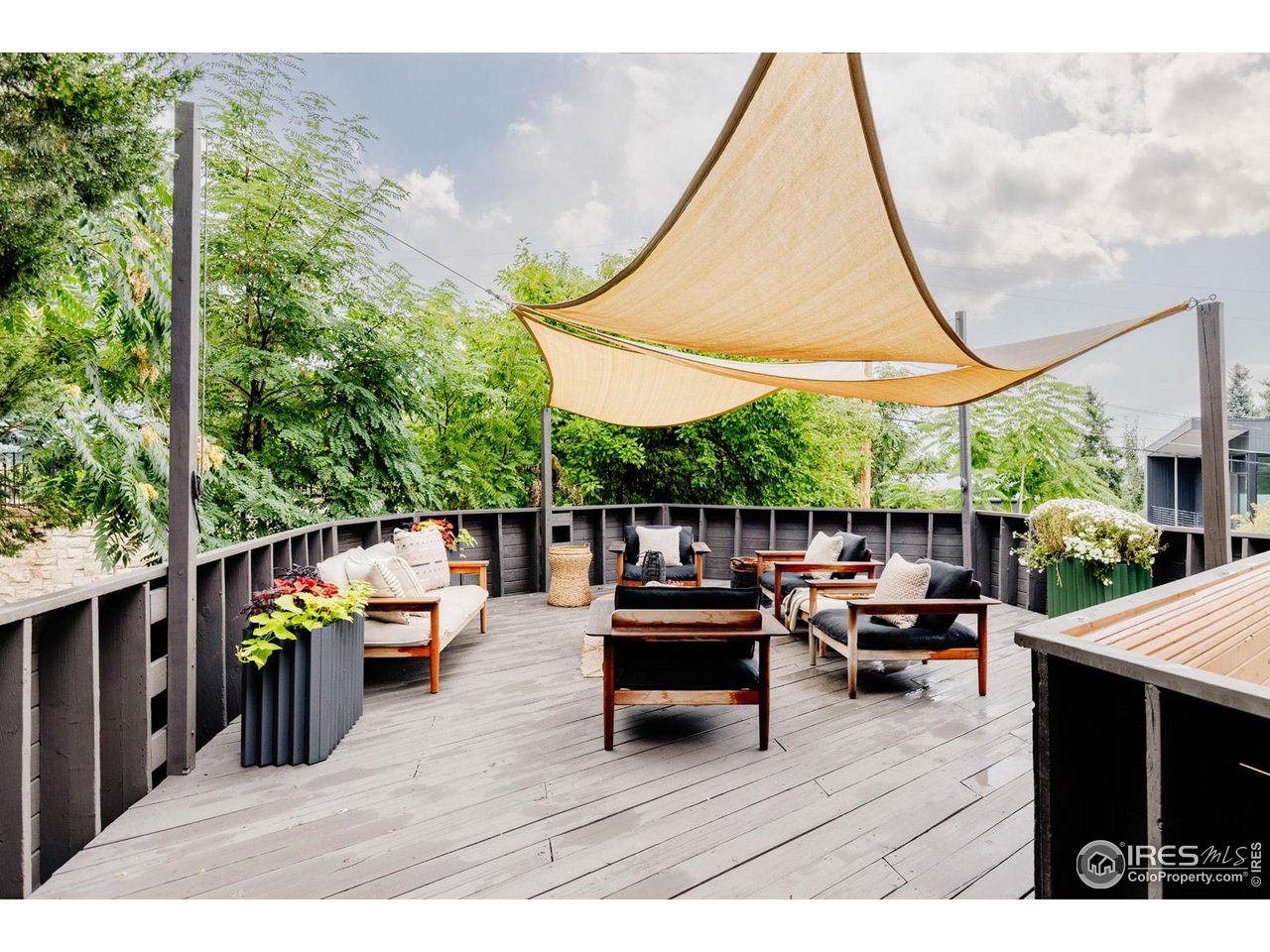 550 College Avenue Boulder, CO 80302 - Photo 29 of 36 a view of outdoor space yard deck patio and swimming pool