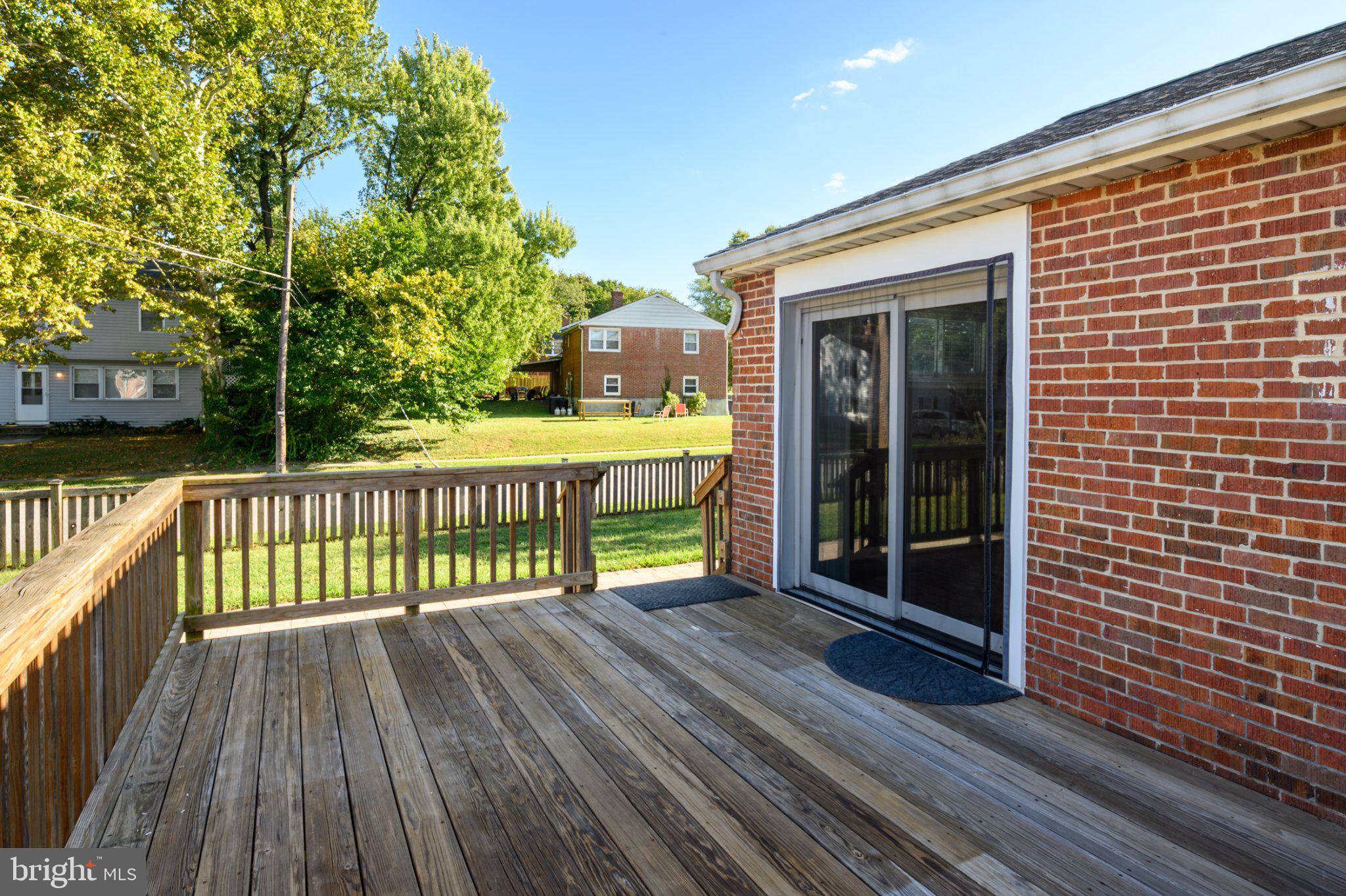 312 Orley Road Catonsville, MD 21228 - Photo 32 of 36 Deck (alt view)