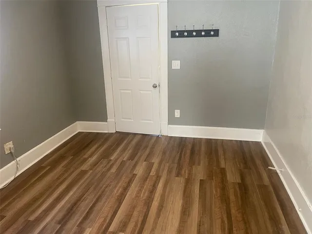 a view of wooden floor