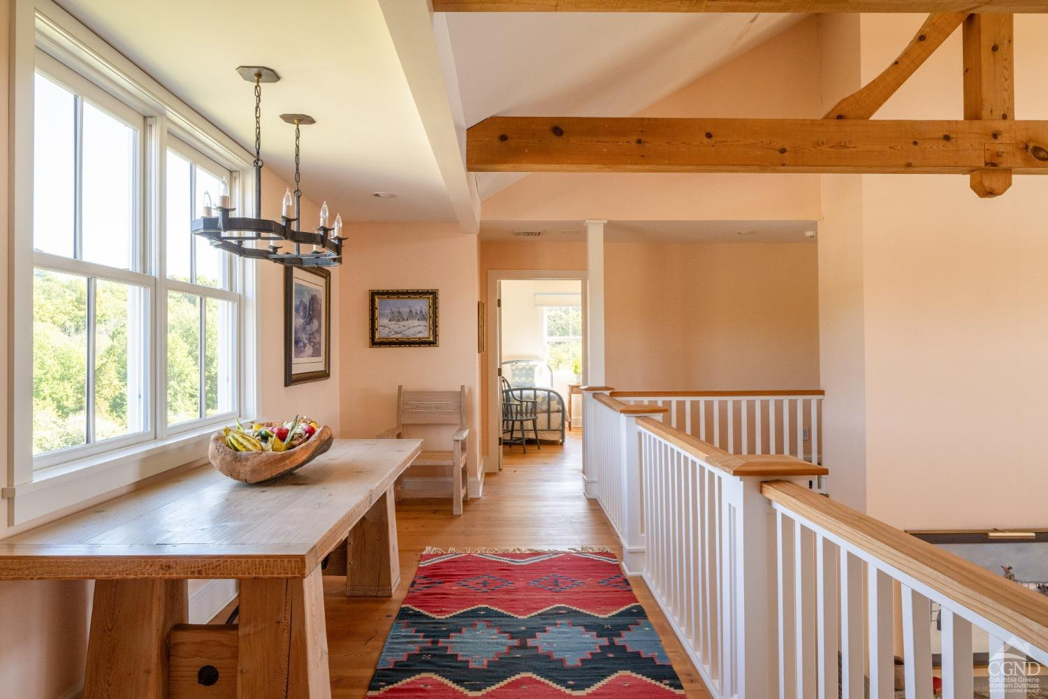 137 Catskill View Road Claverack, NY 12534 - Photo 21 of 55 a view of a dining room with furniture window and wooden floor