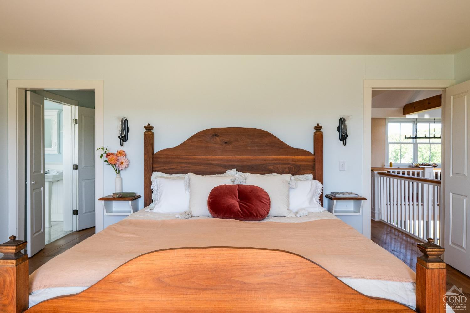 137 Catskill View Road Claverack, NY 12534 - Photo 22 of 55 a bedroom with a bed and a window