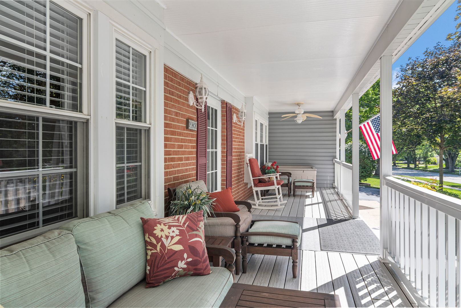 73 Foxcroft Road Naperville, IL 60565 - Photo 3 of 37 a view of balcony with two chairs and a potted plant
