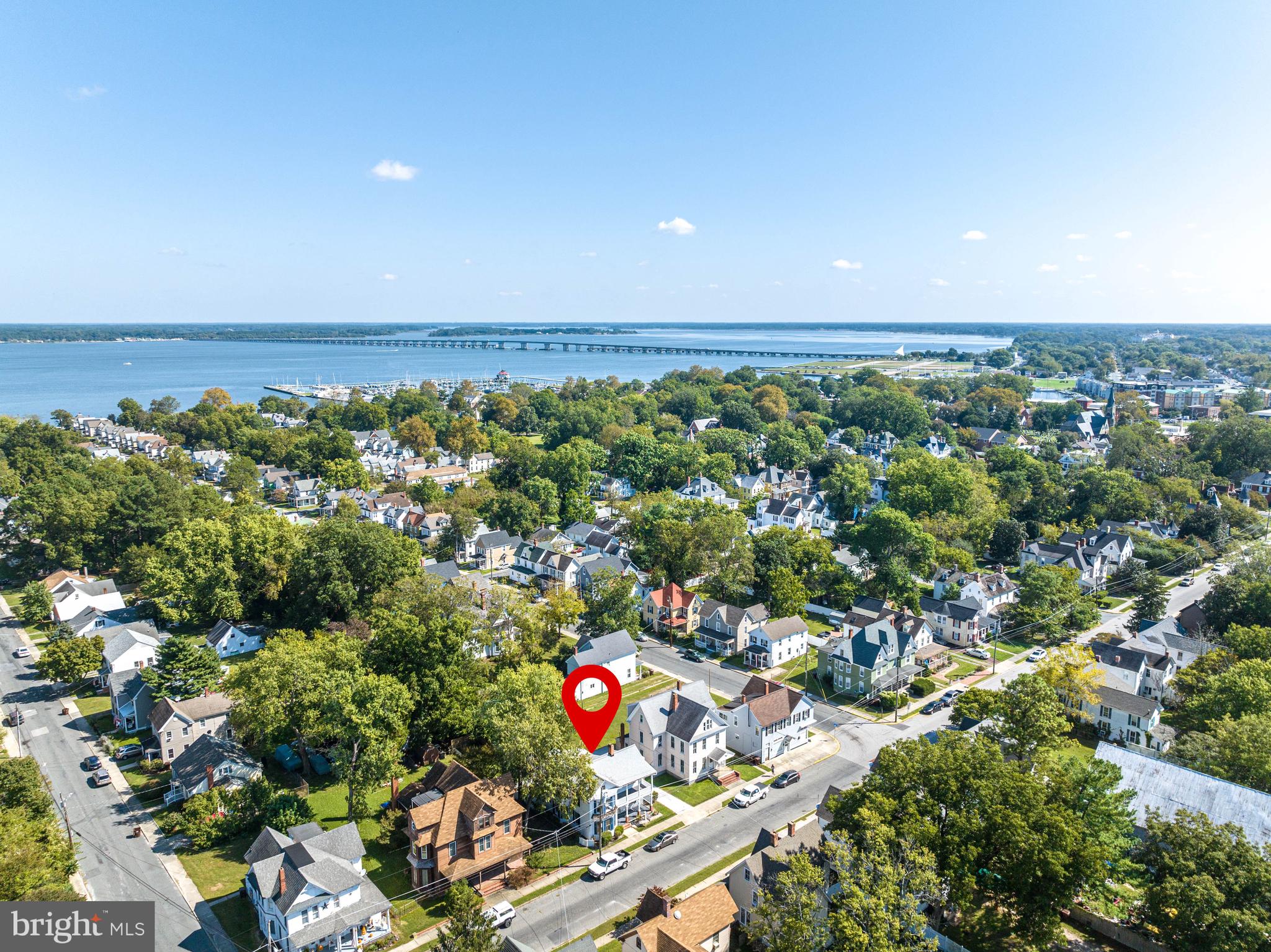 817 Locust Street Cambridge, MD 21613 - Photo 3 of 44 an aerial view of a city