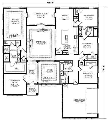24690 Chantilly Lane Daphne, AL 36526 - Photo 24 of 24 Mila Floorplan